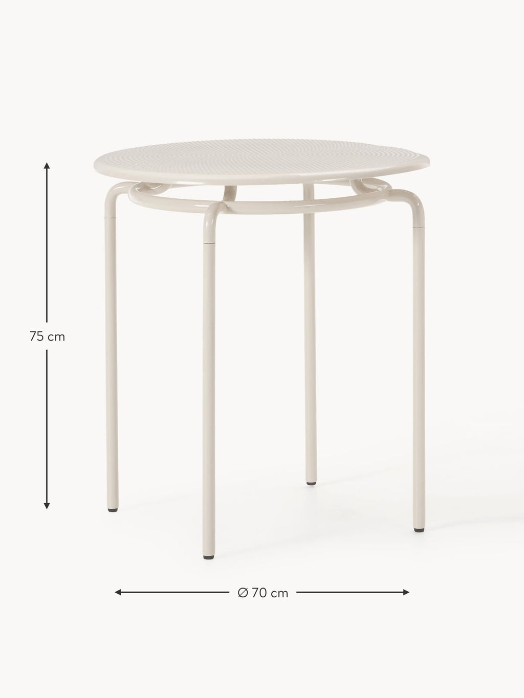 Southwold Round Garden Table, Ø 70 cm