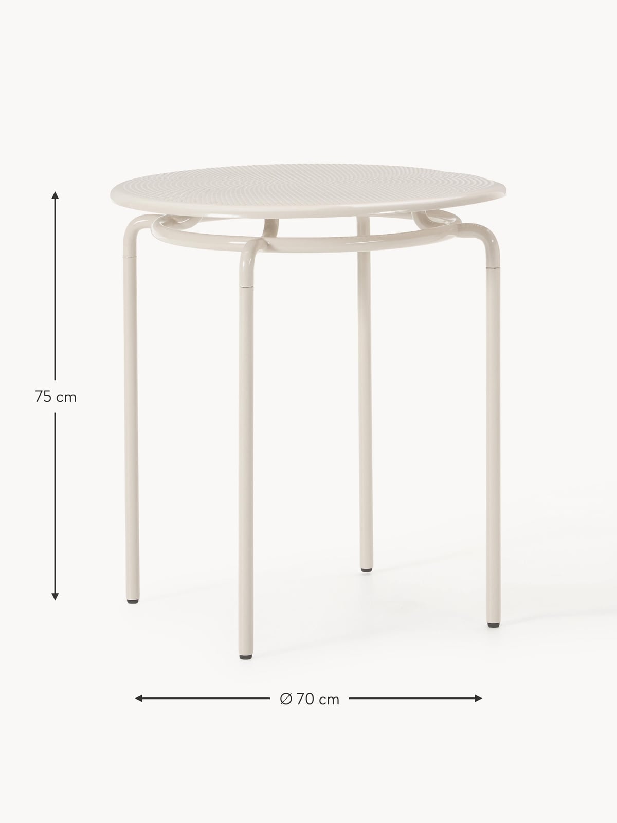 Southwold Round Garden Table, Ø 70 cm