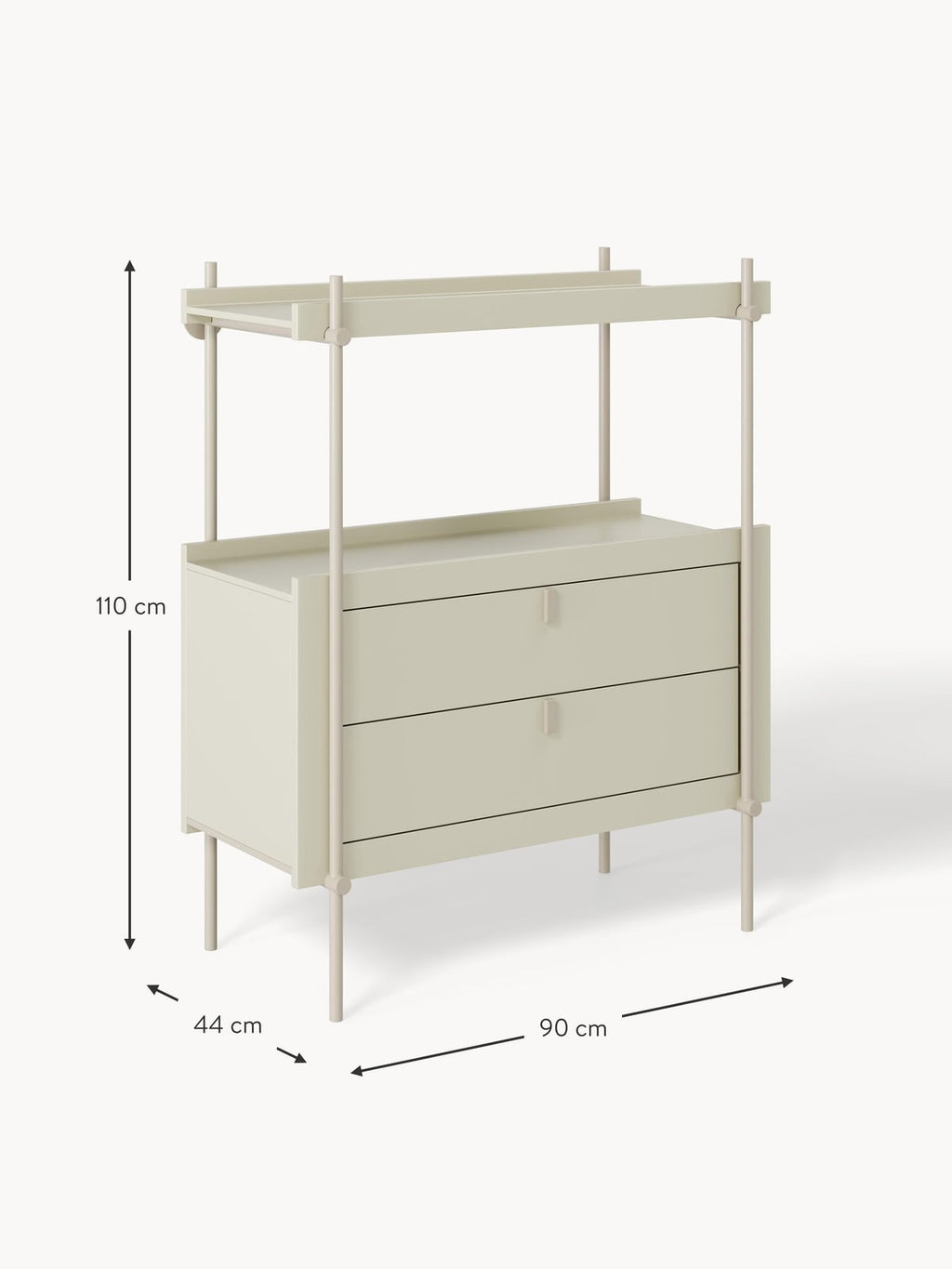 Southwold Shelving Unit with Drawers