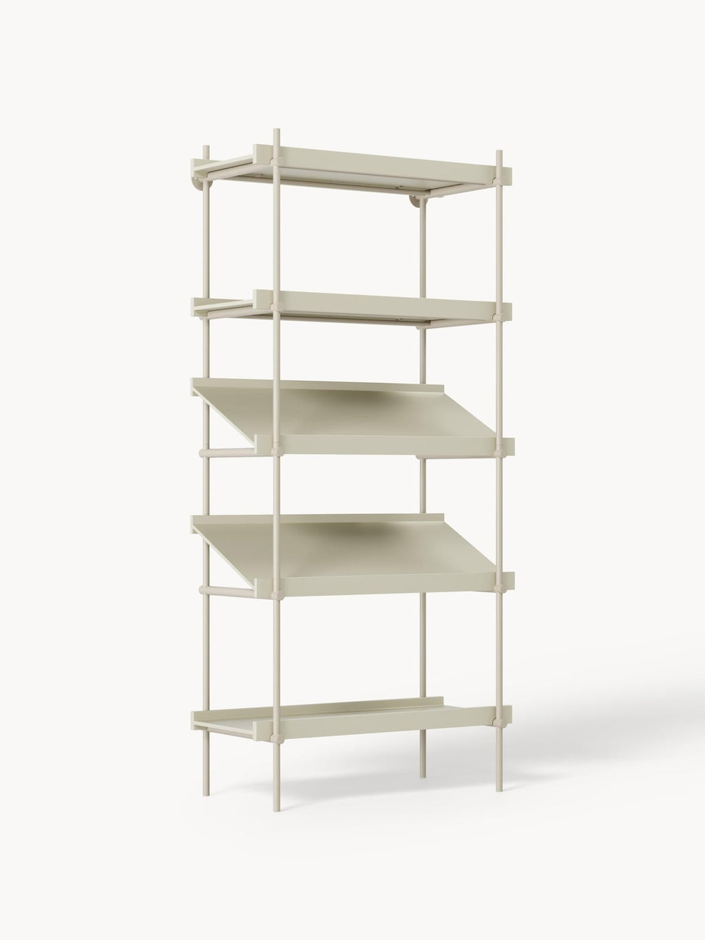 Southwold Tall Shelving Unit with Slanted Shelves