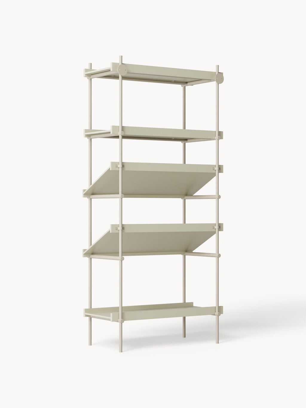 Southwold Tall Shelving Unit with Slanted Shelves