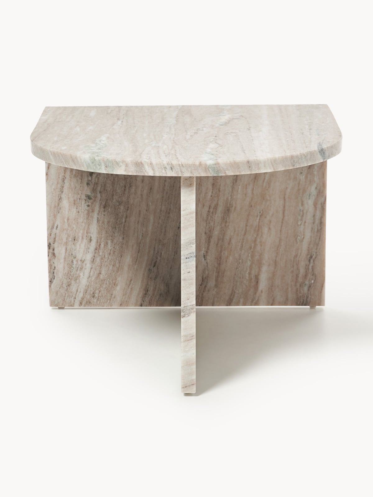 Stainton Oval Marble Coffee Table
