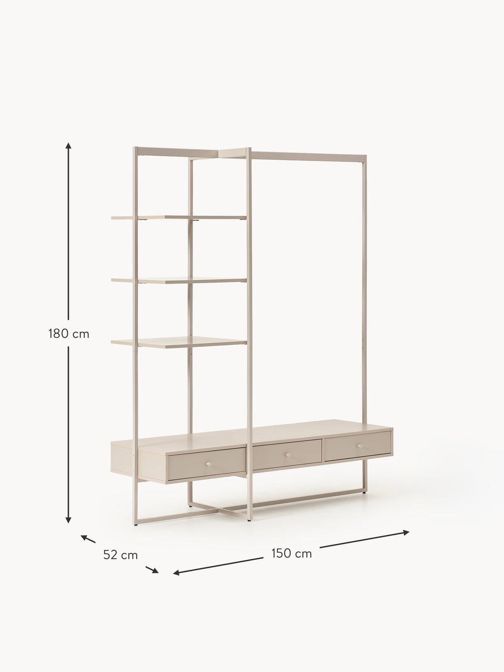 Stanmore Open Wardrobe