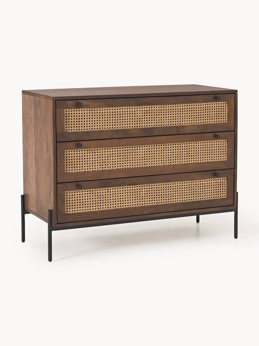 Stanton Chest of Drawers with Viennese Wickerwork