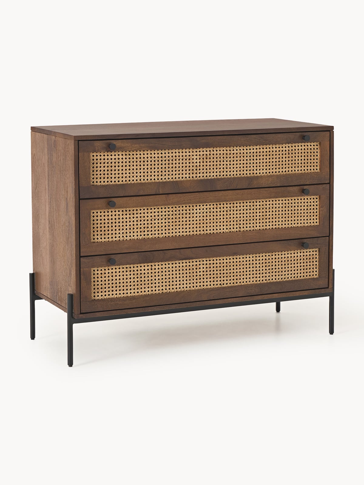 Stanton Chest of Drawers with Viennese Wickerwork