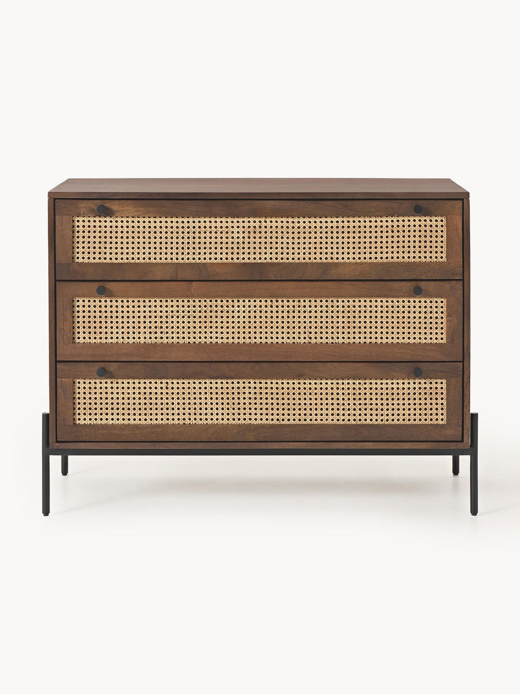 Stanton Chest of Drawers with Viennese Wickerwork