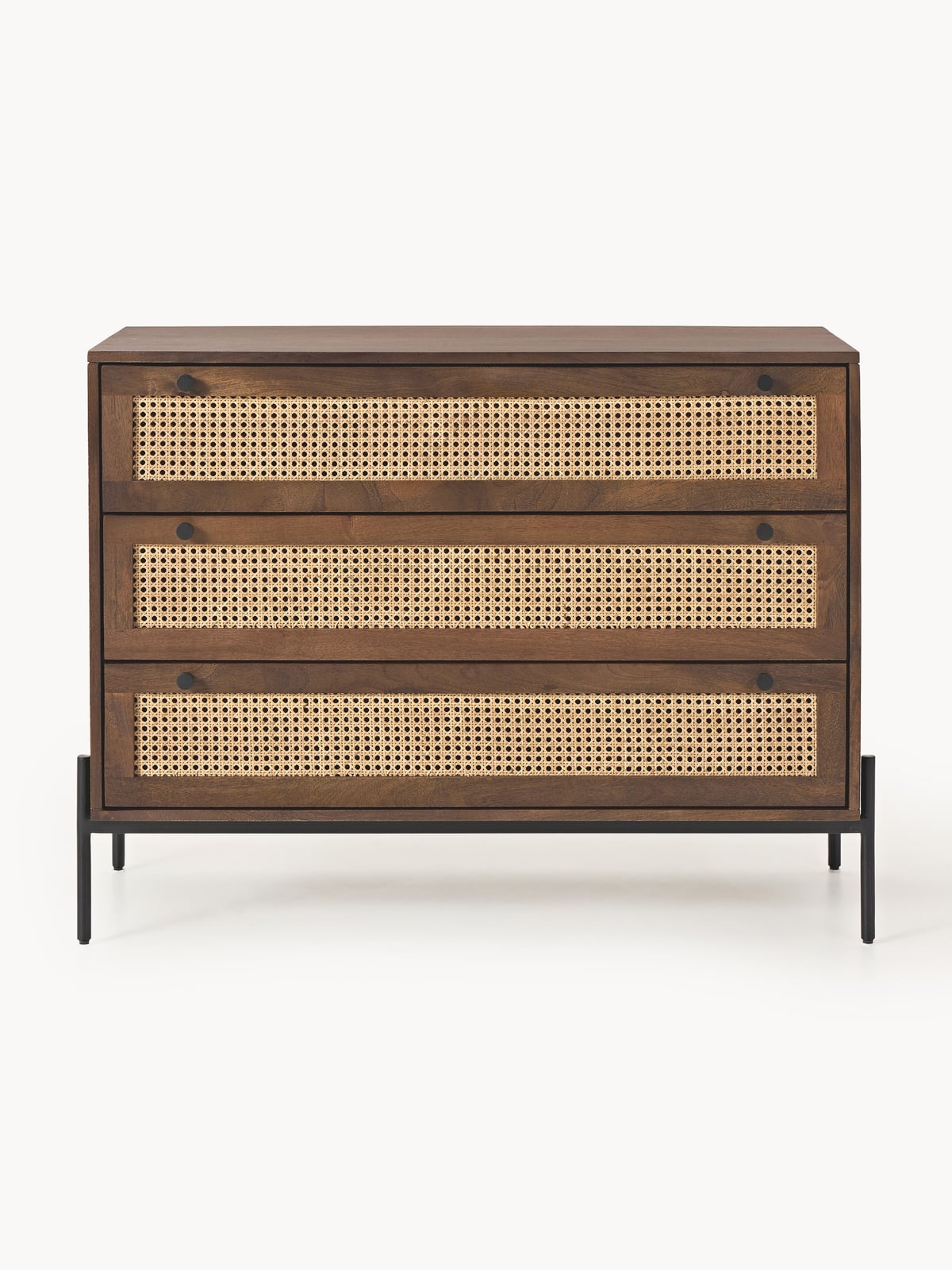 Stanton Chest of Drawers with Viennese Wickerwork