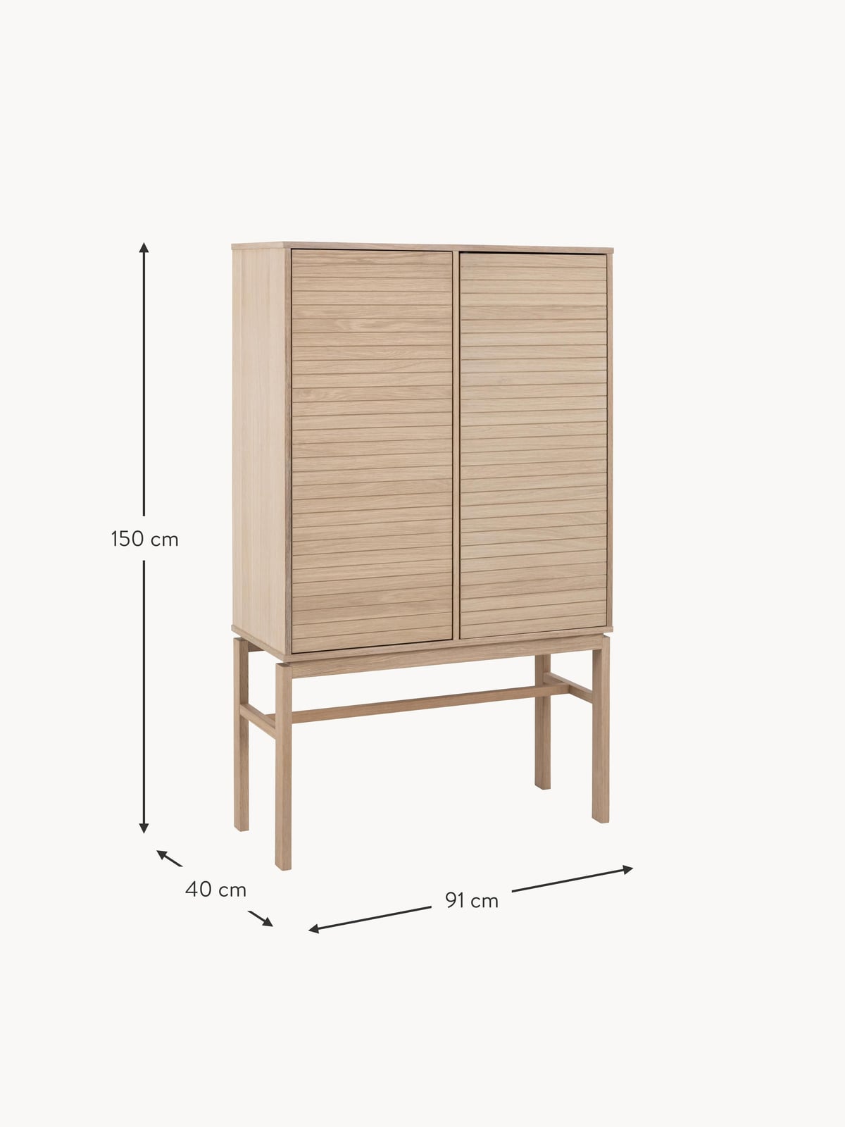 Stanton Wooden Highboard