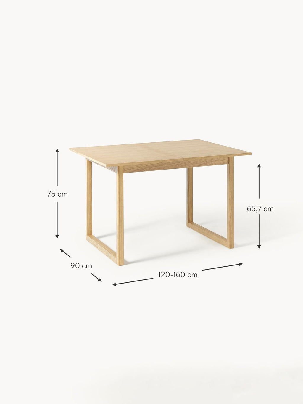 Stourton Extendable Dining Table, in various sizes