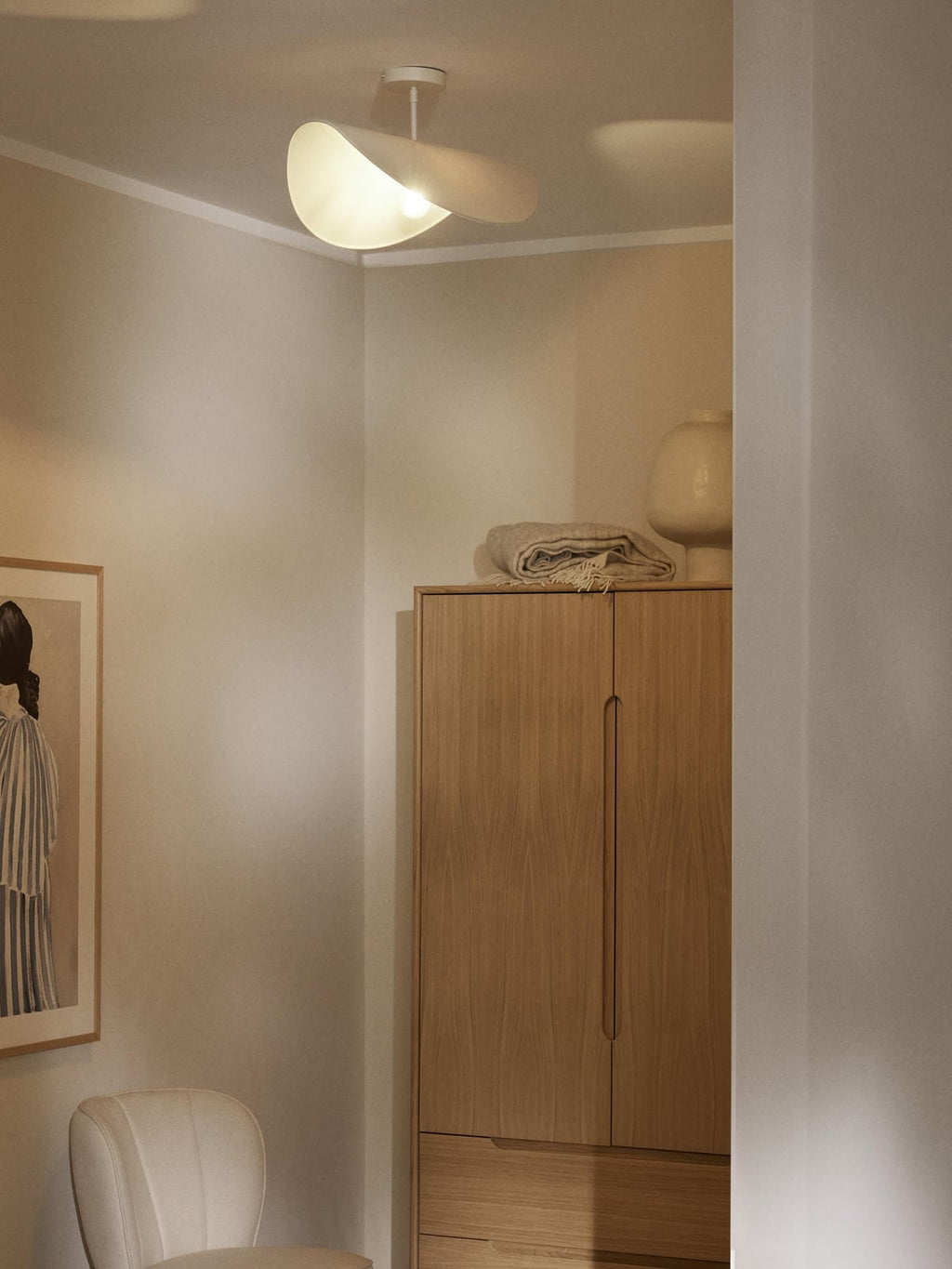 Stourton Linen Design Ceiling Lamp