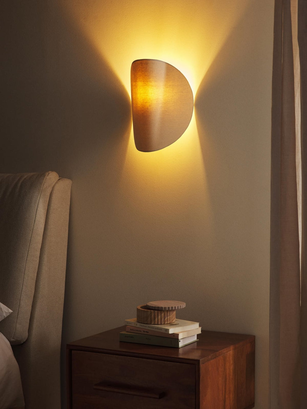 Stourton Linen Design Wall Lamp