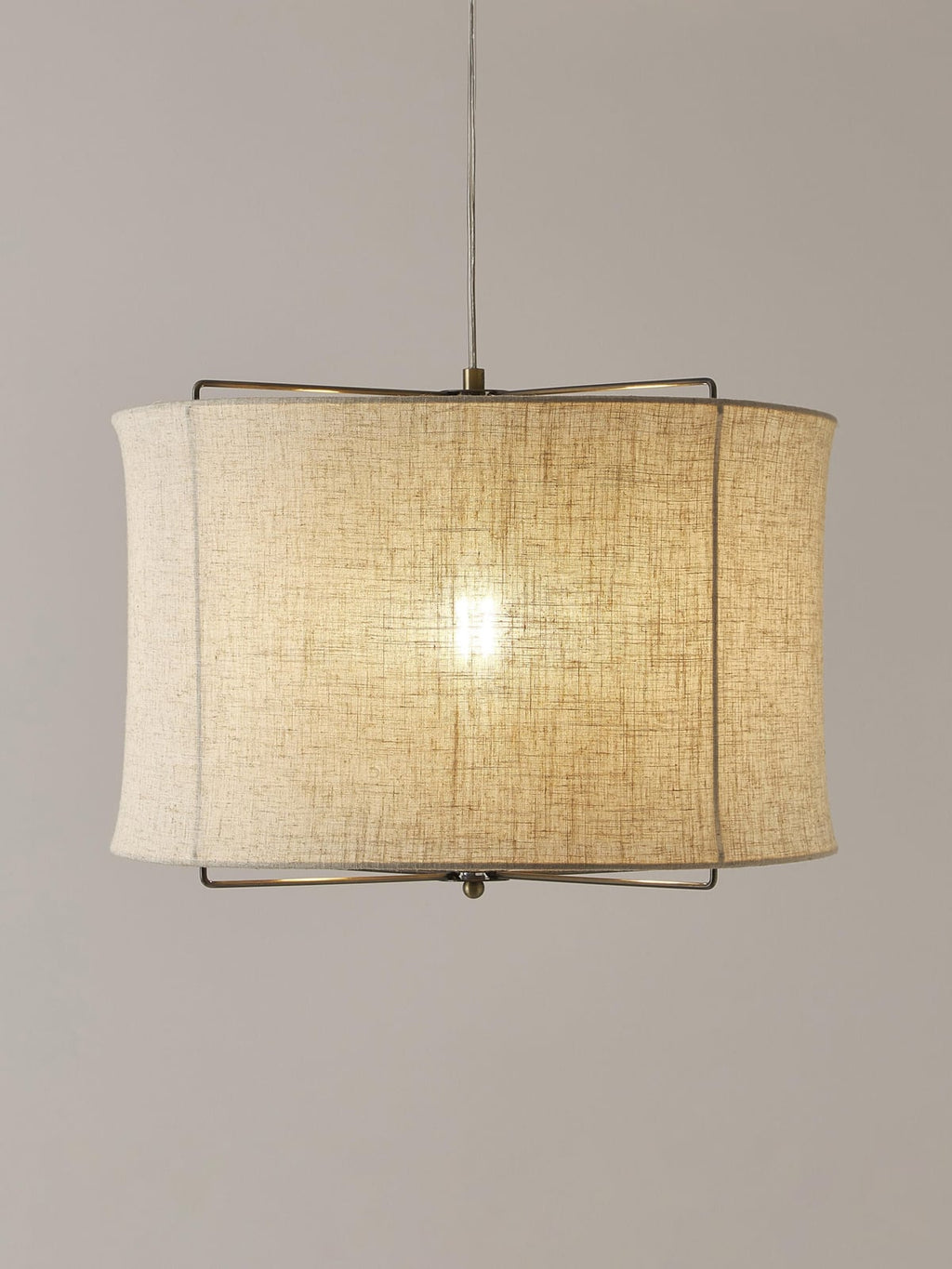Tanfield Linen Pendant Light