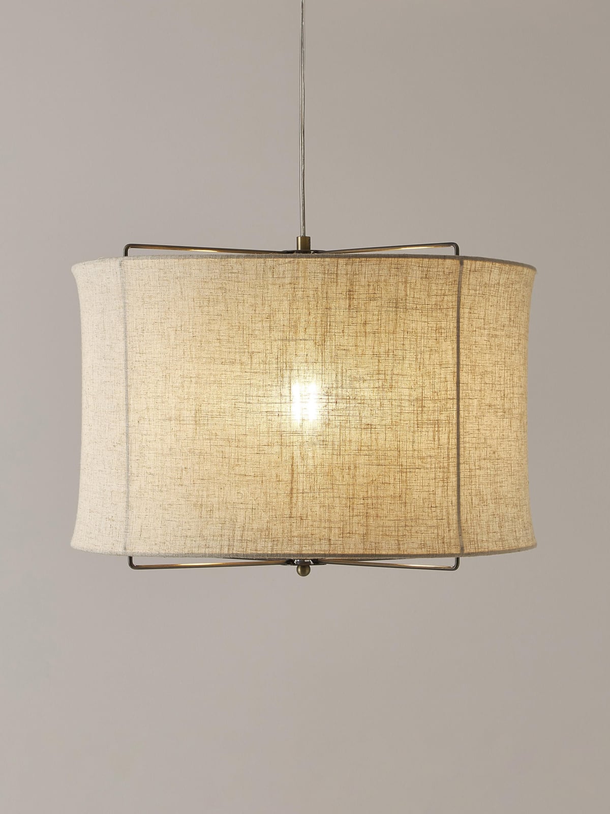 Tanfield Linen Pendant Light