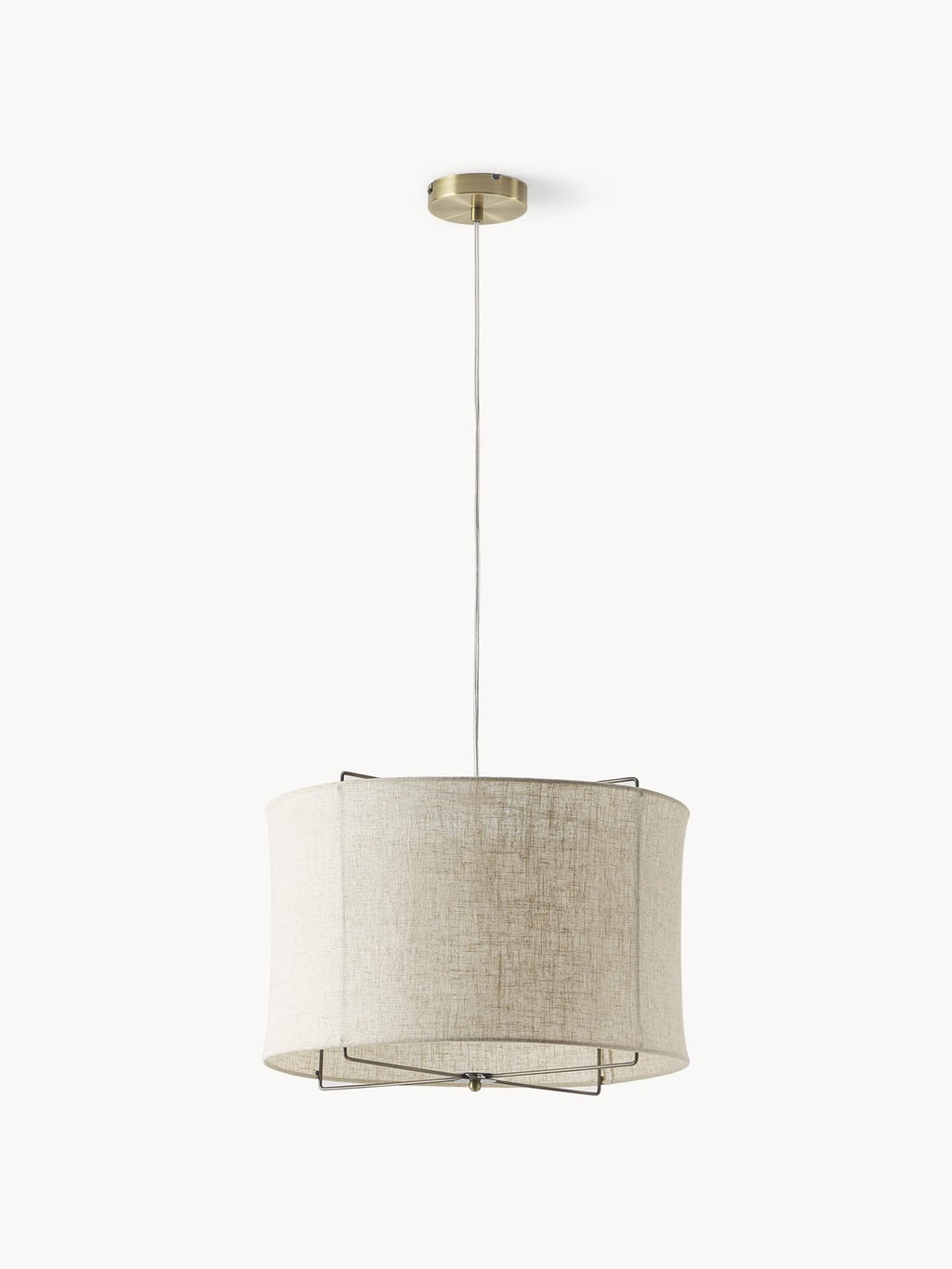 Tanfield Linen Pendant Light