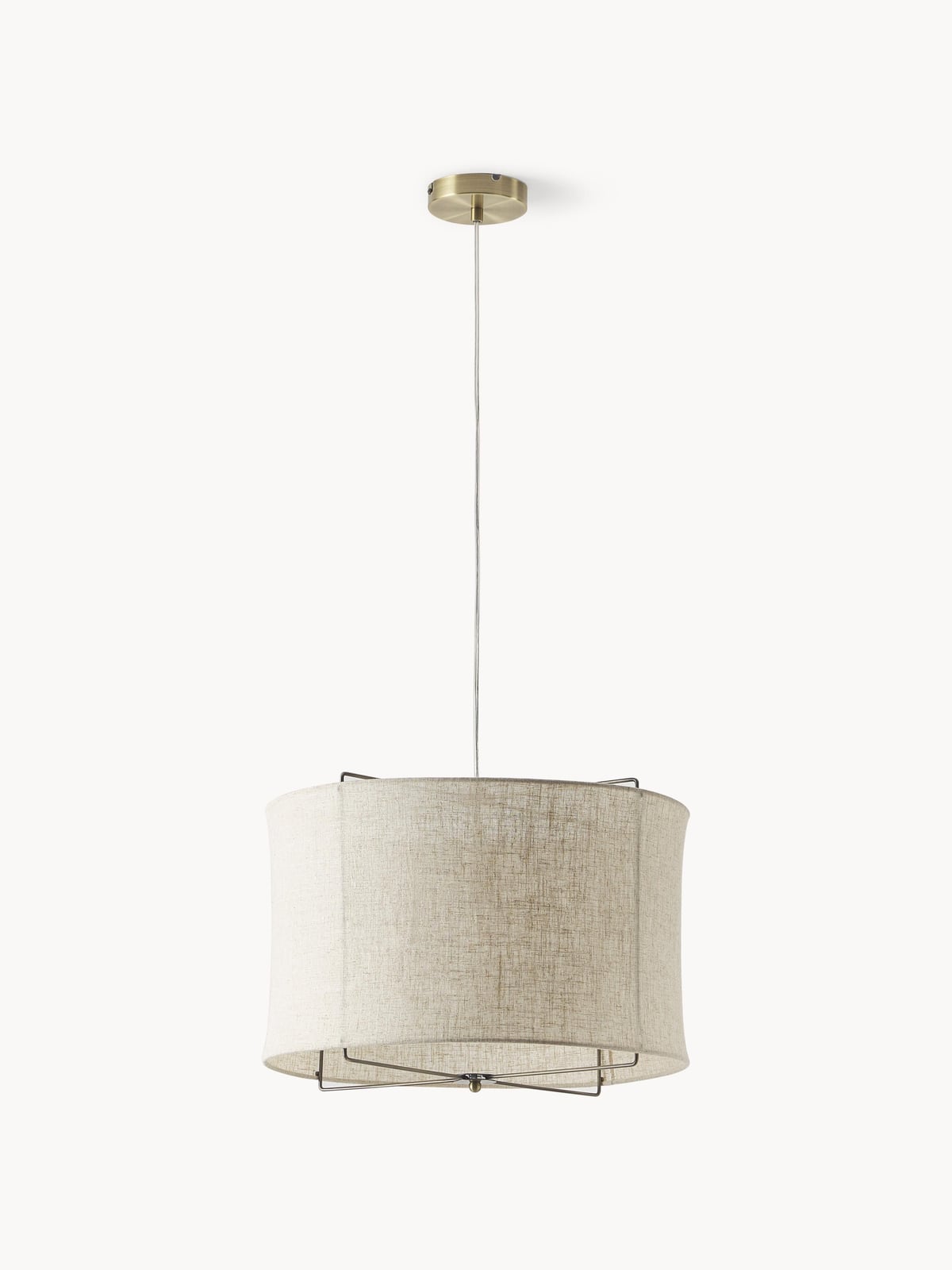 Tanfield Linen Pendant Light