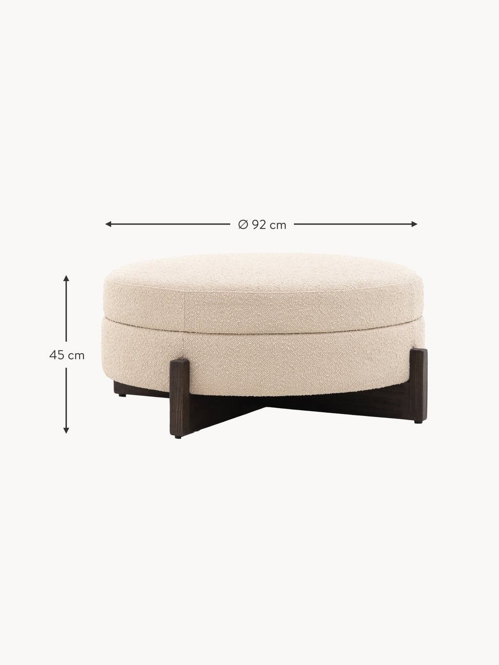 Tanfield Sofa Stool Cercola With Storage Space