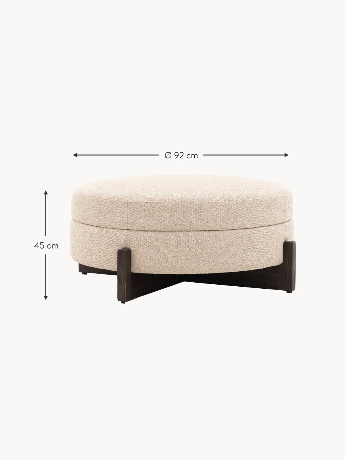 Tanfield Sofa Stool Cercola With Storage Space