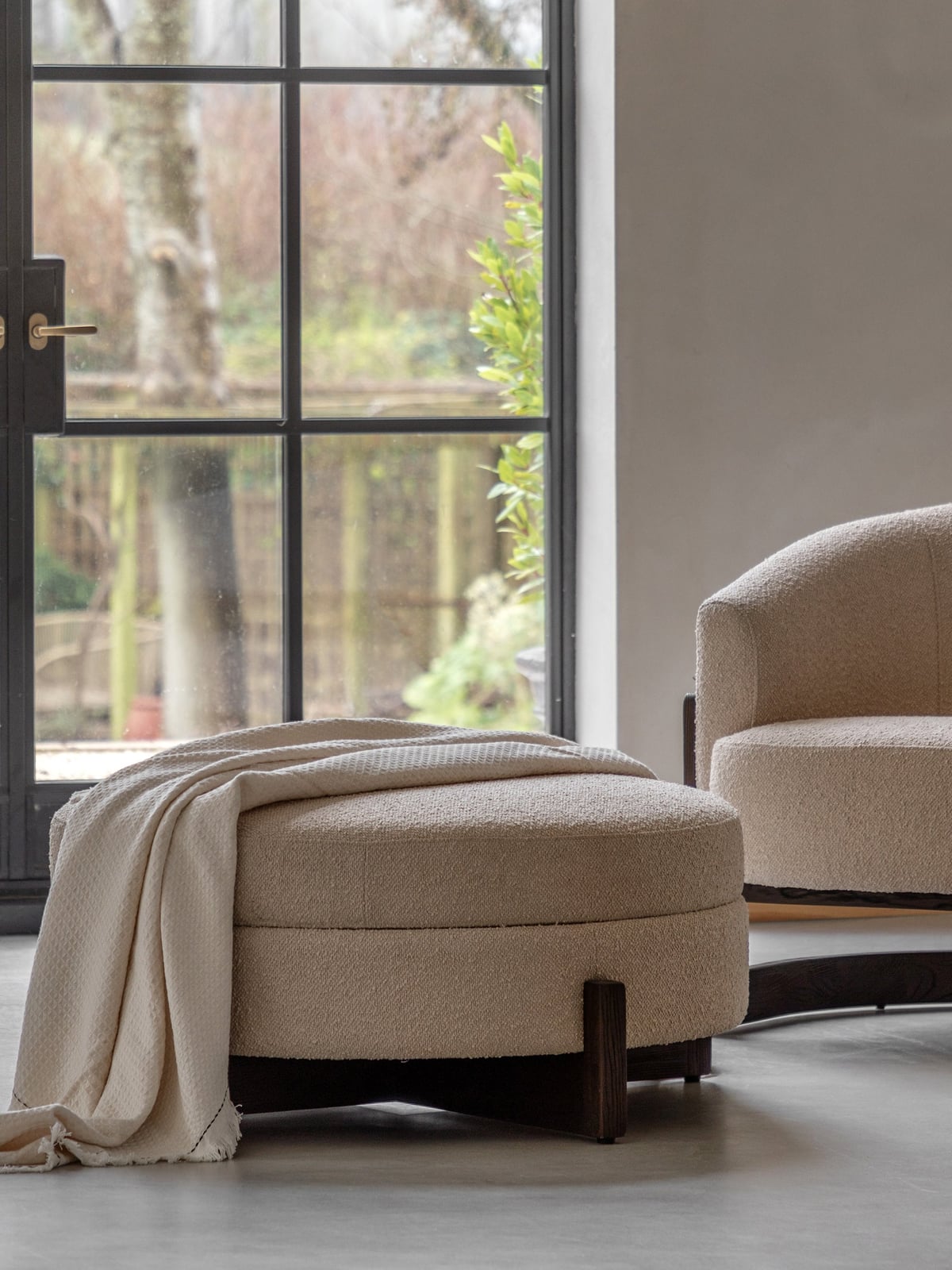 Tanfield Sofa Stool Cercola With Storage Space