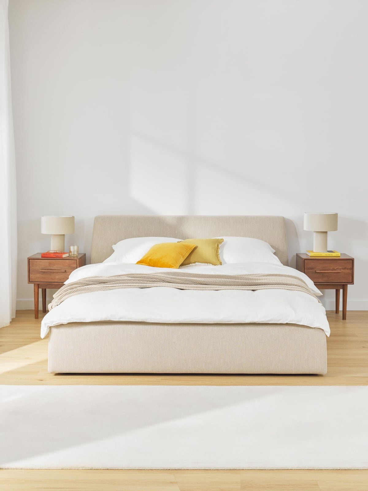 Tanfield Upholstered Bed with Storage Space