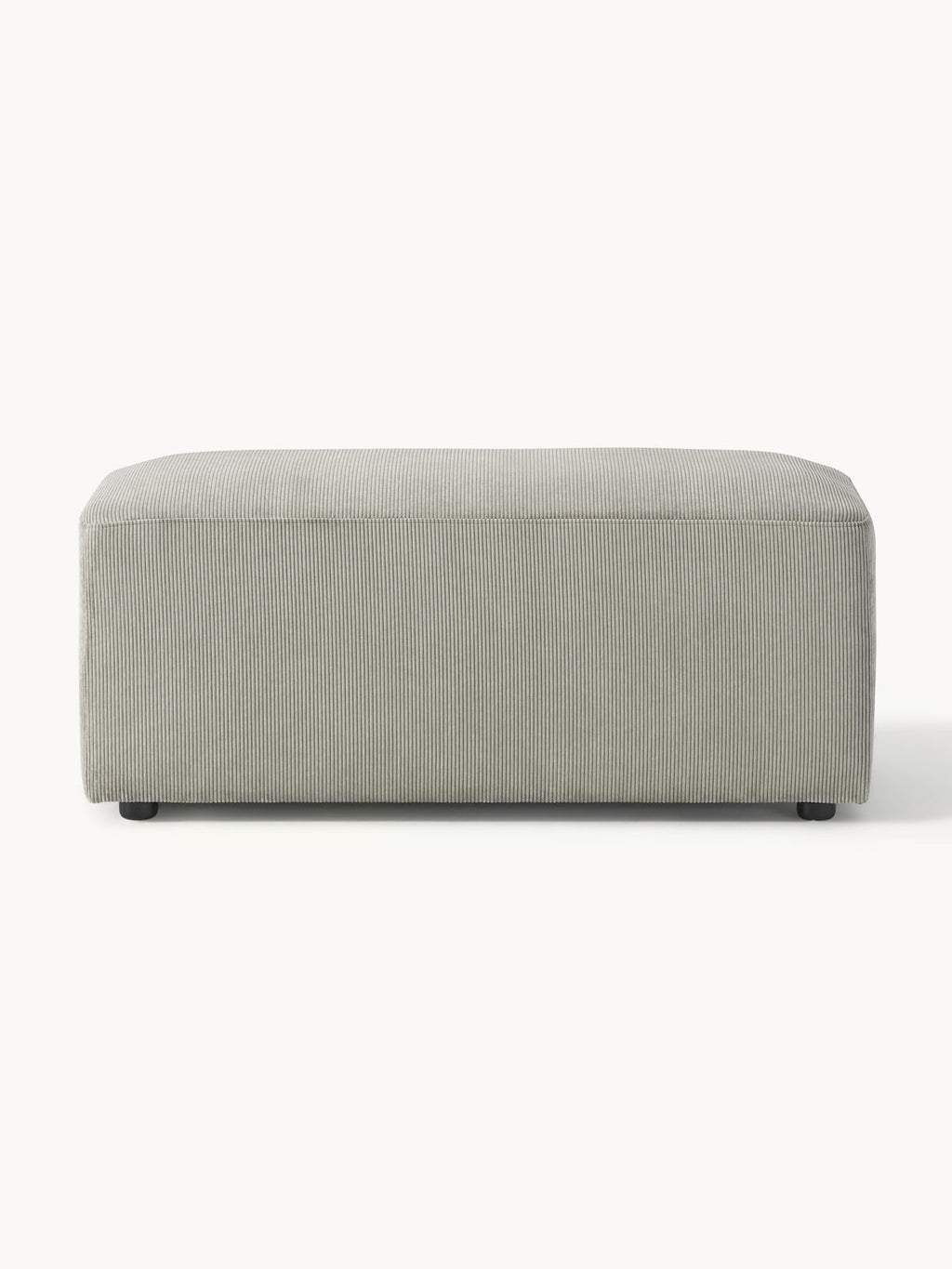 Tarnbrook Corduroy Ottoman, W 99 x D 42 cm