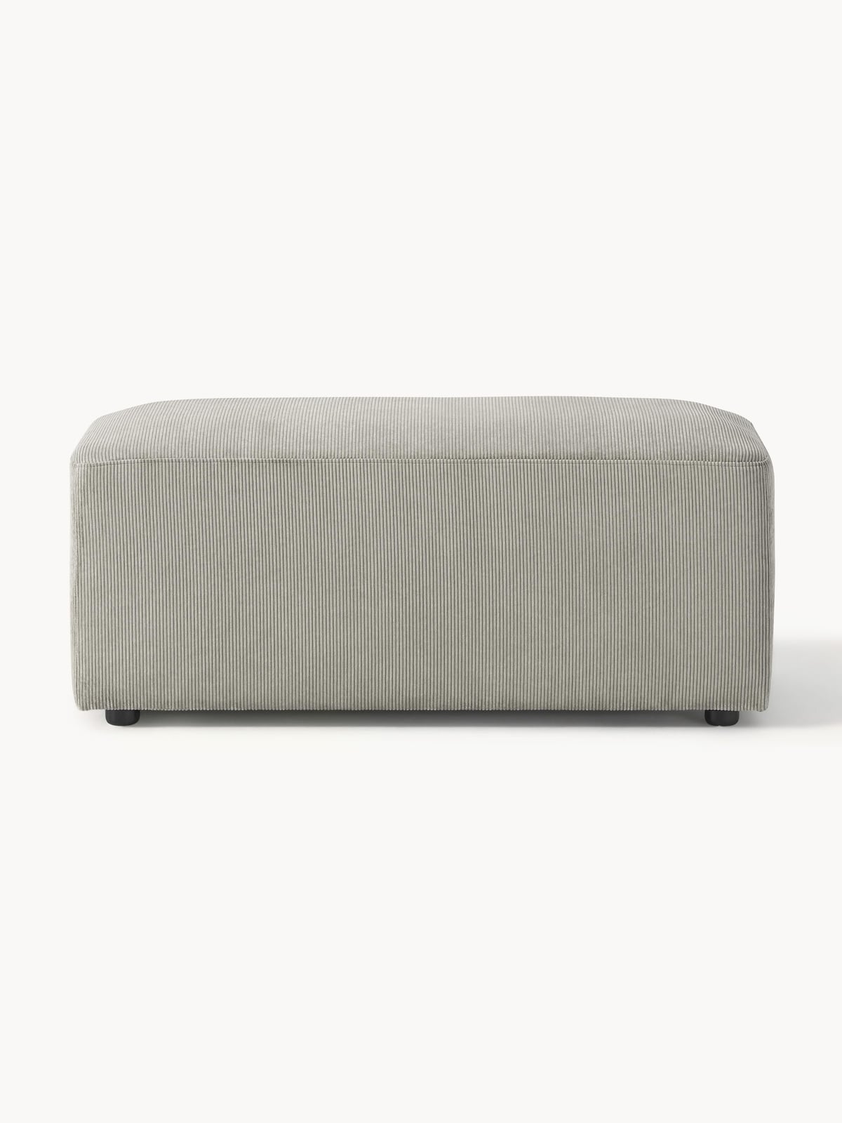Tarnbrook Corduroy Ottoman, W 99 x D 42 cm