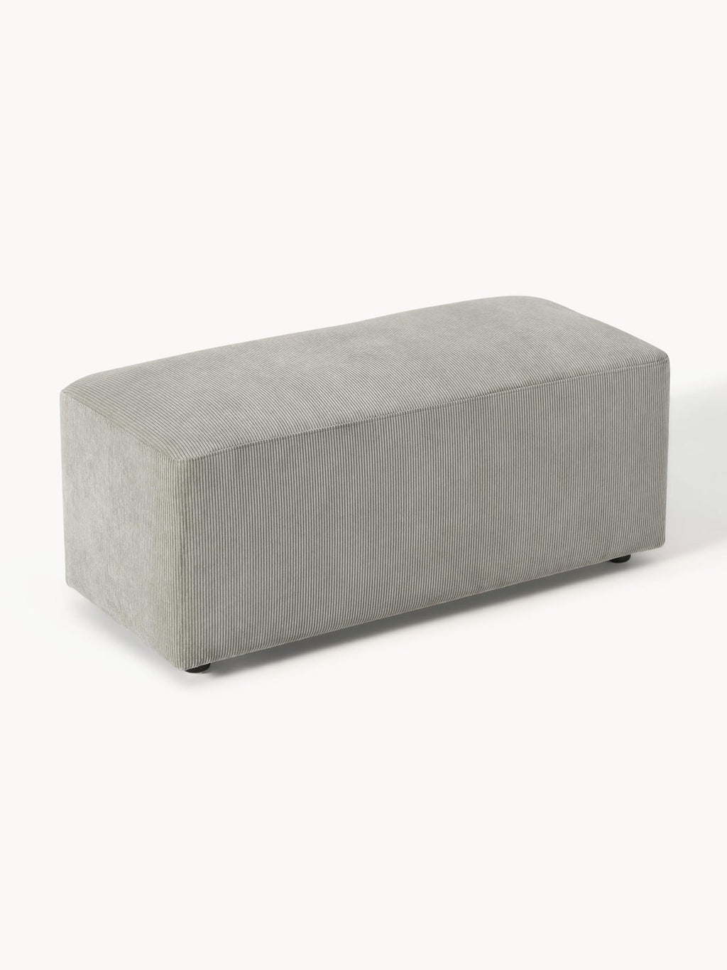 Tarnbrook Corduroy Ottoman, W 99 x D 42 cm