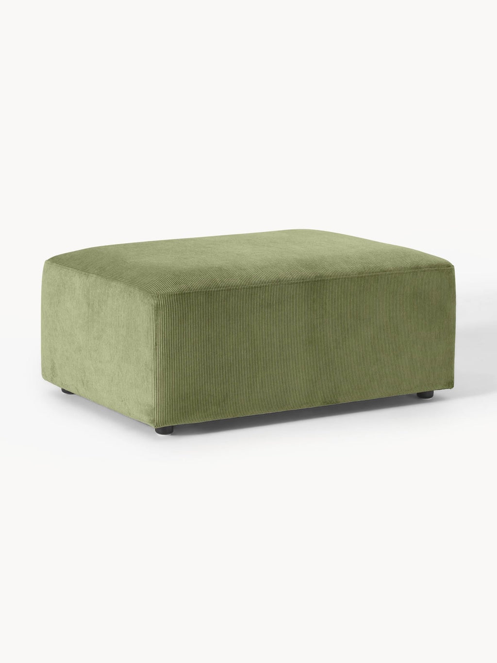 Tarnbrook Corduroy Ottoman, W 99 x D 72 cm