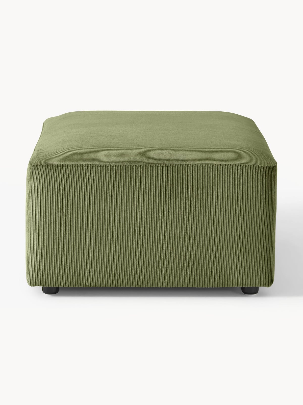 Tarnbrook Corduroy Ottoman, W 99 x D 72 cm