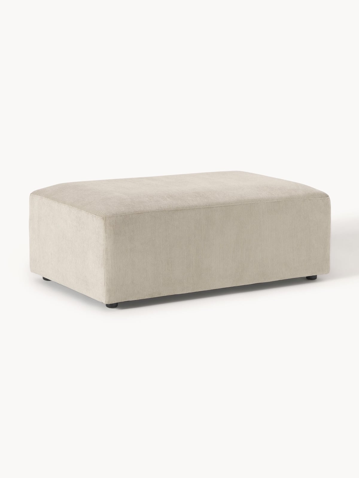 Tarnbrook Corduroy XL Ottoman, W 116 x D 72 cm