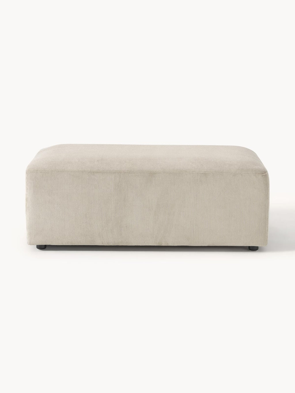 Tarnbrook Corduroy XL Ottoman, W 116 x D 72 cm