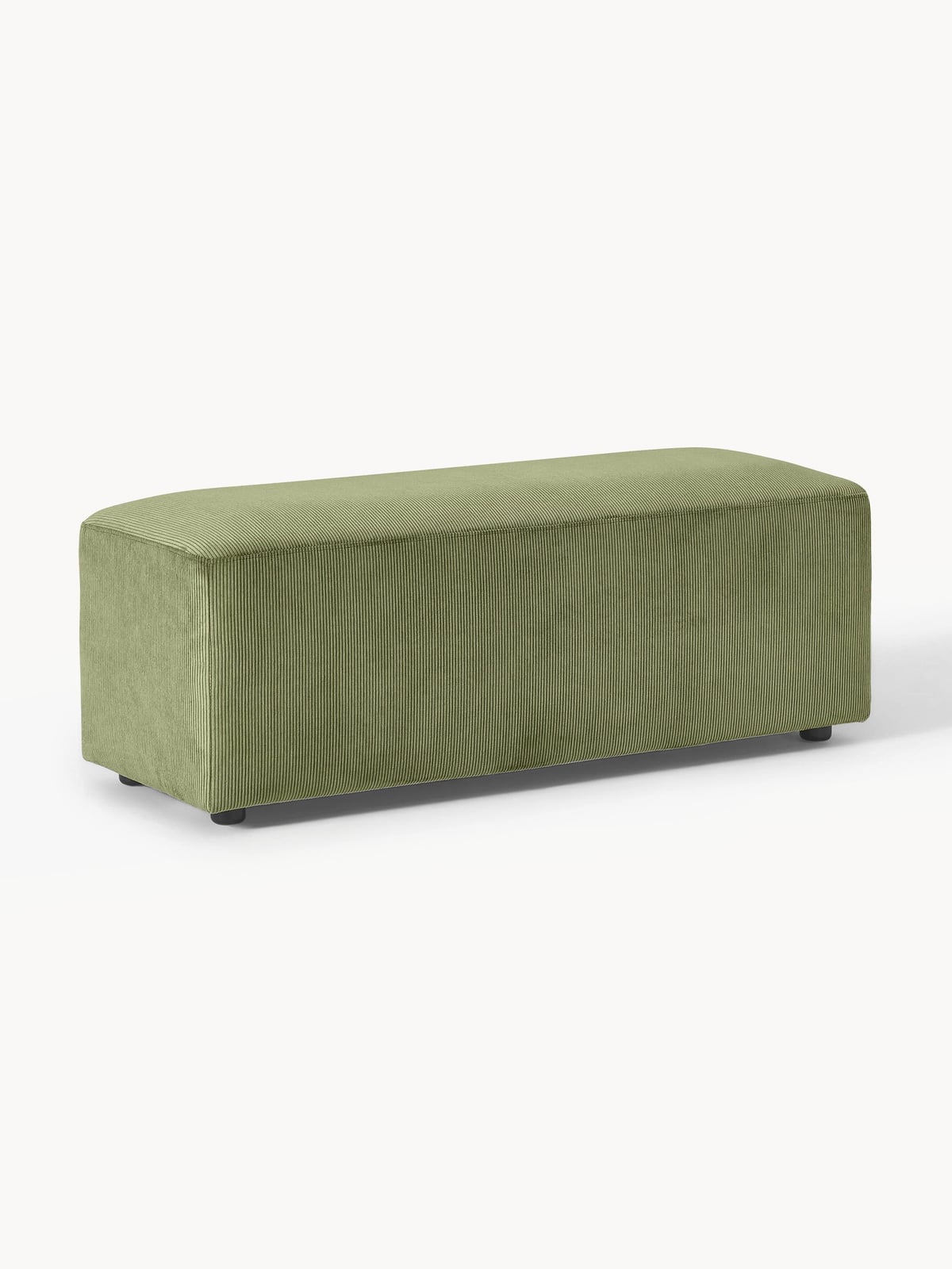 Tarnbrook XL Corduroy Ottoman, W 116 x D 42 cm
