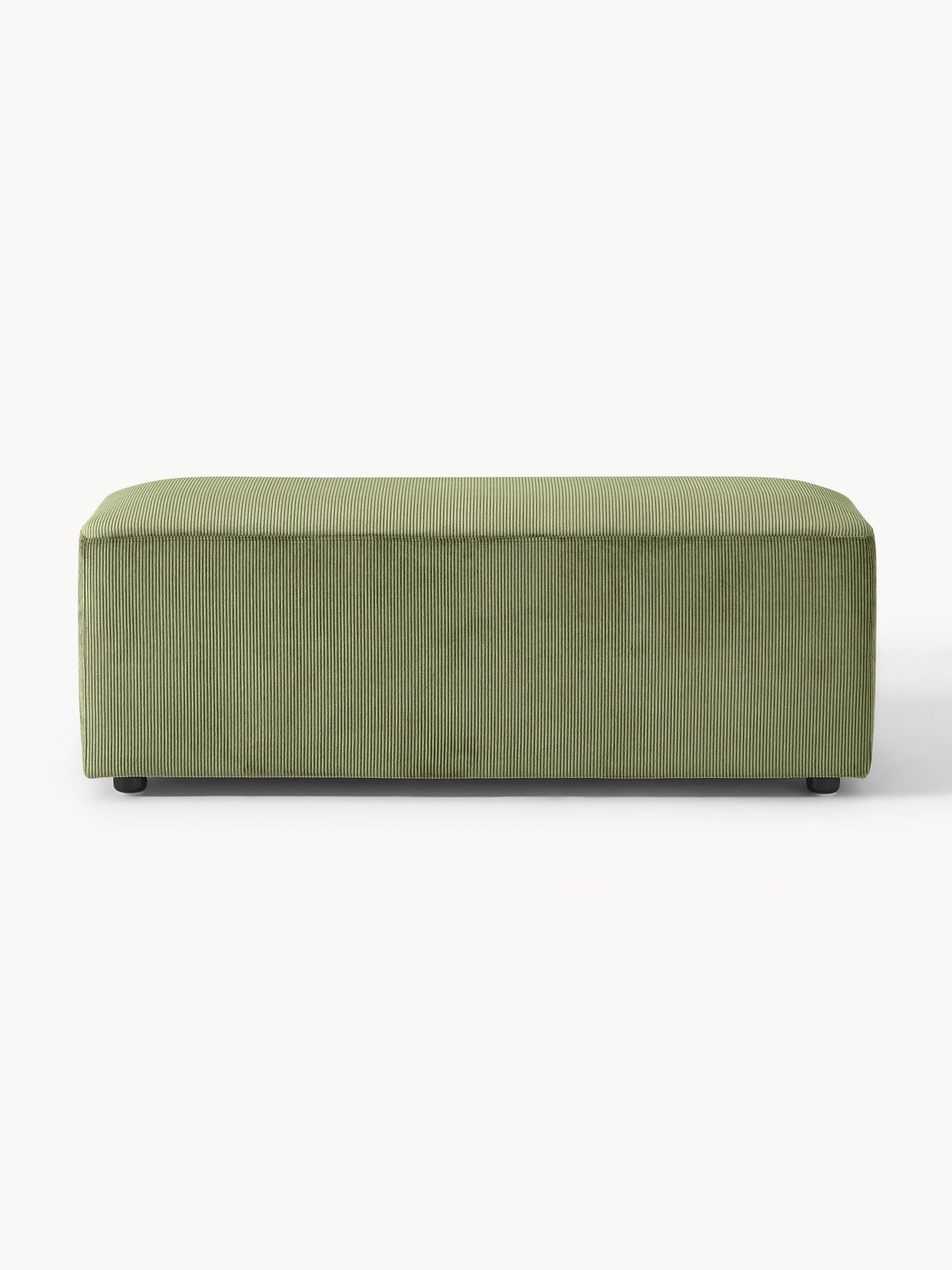 Tarnbrook XL Corduroy Ottoman, W 116 x D 42 cm