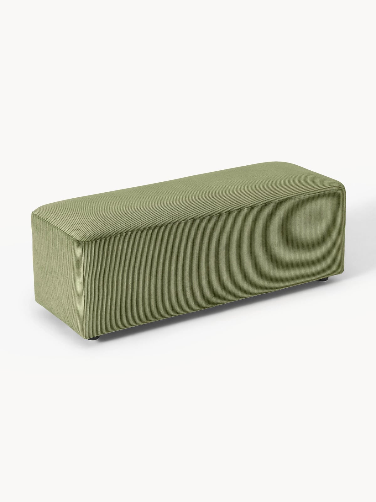 Tarnbrook XL Corduroy Ottoman, W 116 x D 42 cm
