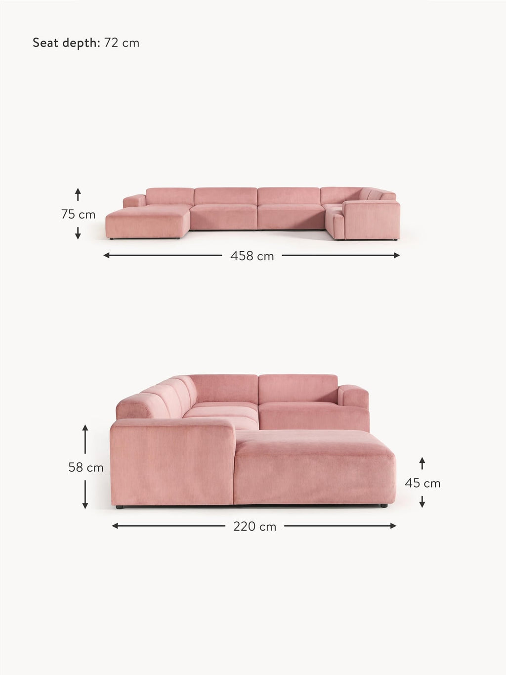 Tarnbrook XL Corduroy Sofa