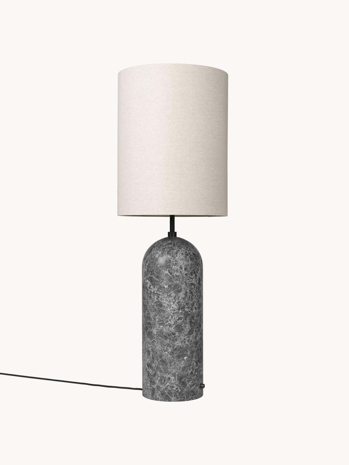 Templeton Dimmable Floor Lamp with Marble Base, H 130 cm