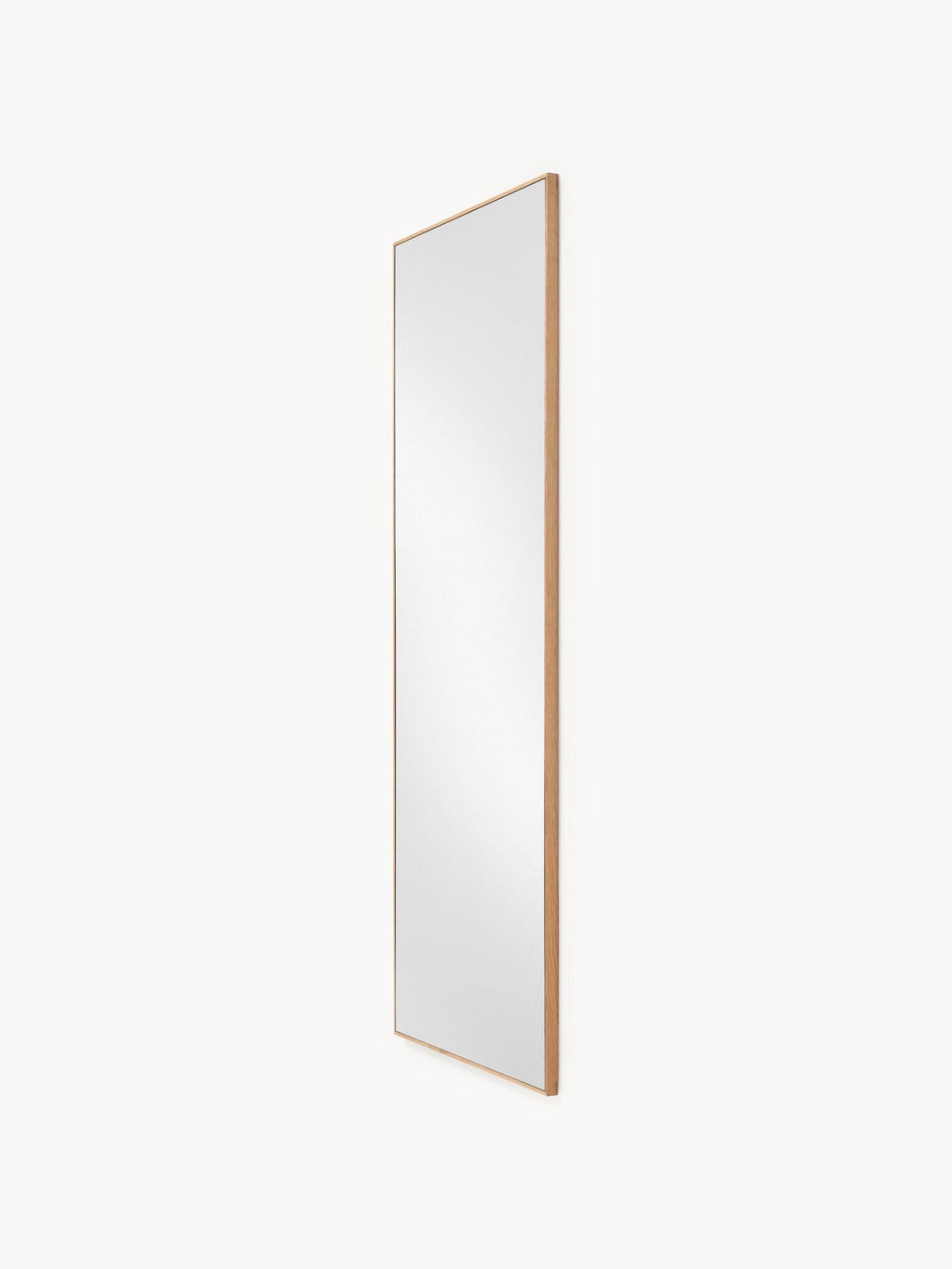 Thirlmere Full-Length Wall Mirror with Oak Wood Frame