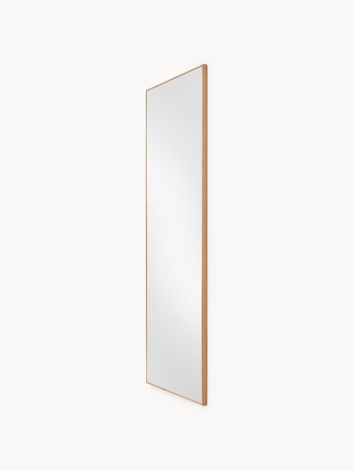Thirlmere Full-Length Wall Mirror with Oak Wood Frame
