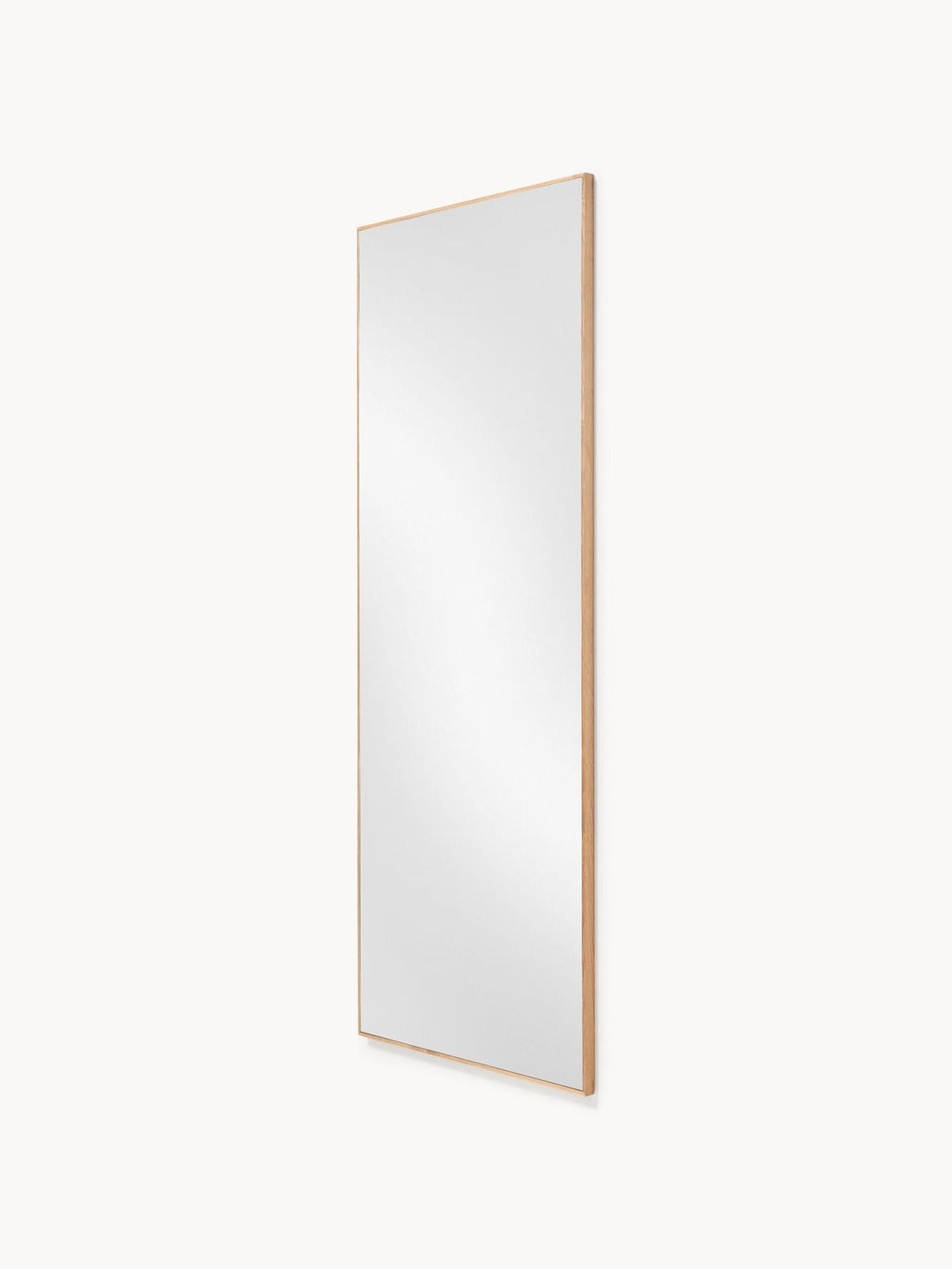 Thirlmere Full-Length Wall Mirror with Oak Wood Frame