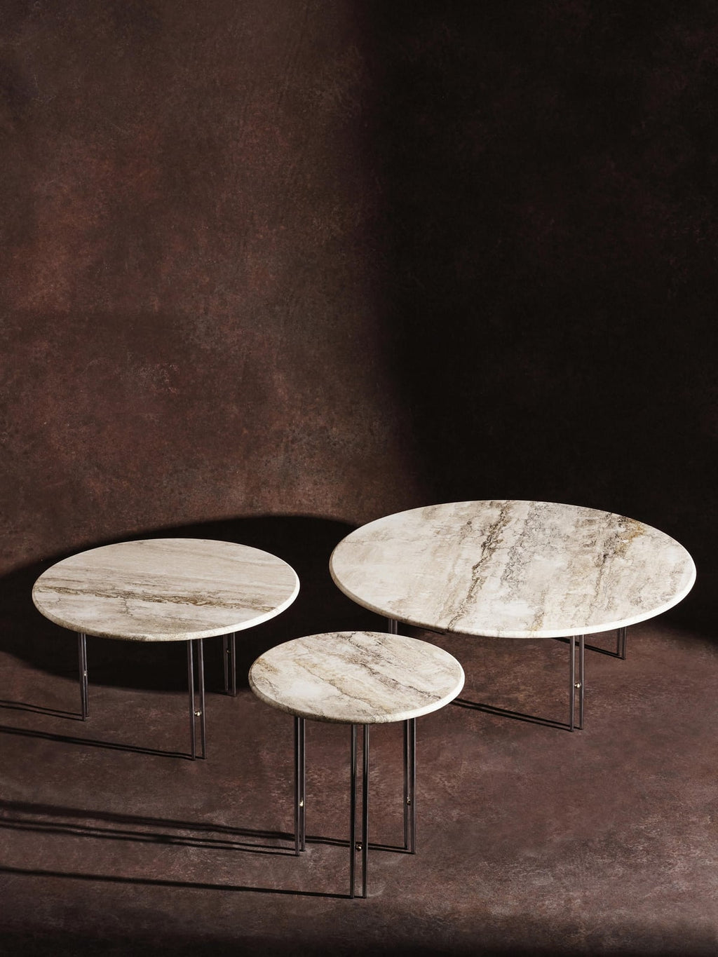Thirlmere Round Marble Coffee Table, Ø 70 cm