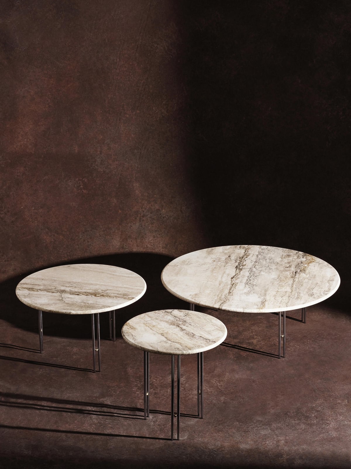 Thirlmere Round Marble Coffee Table, Ø 70 cm
