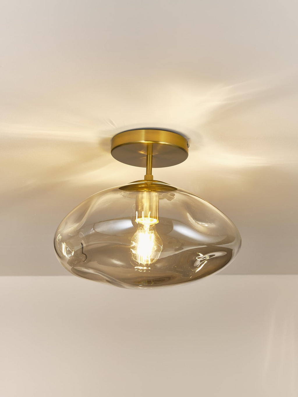 Thoralby Glass Ceiling Lamp