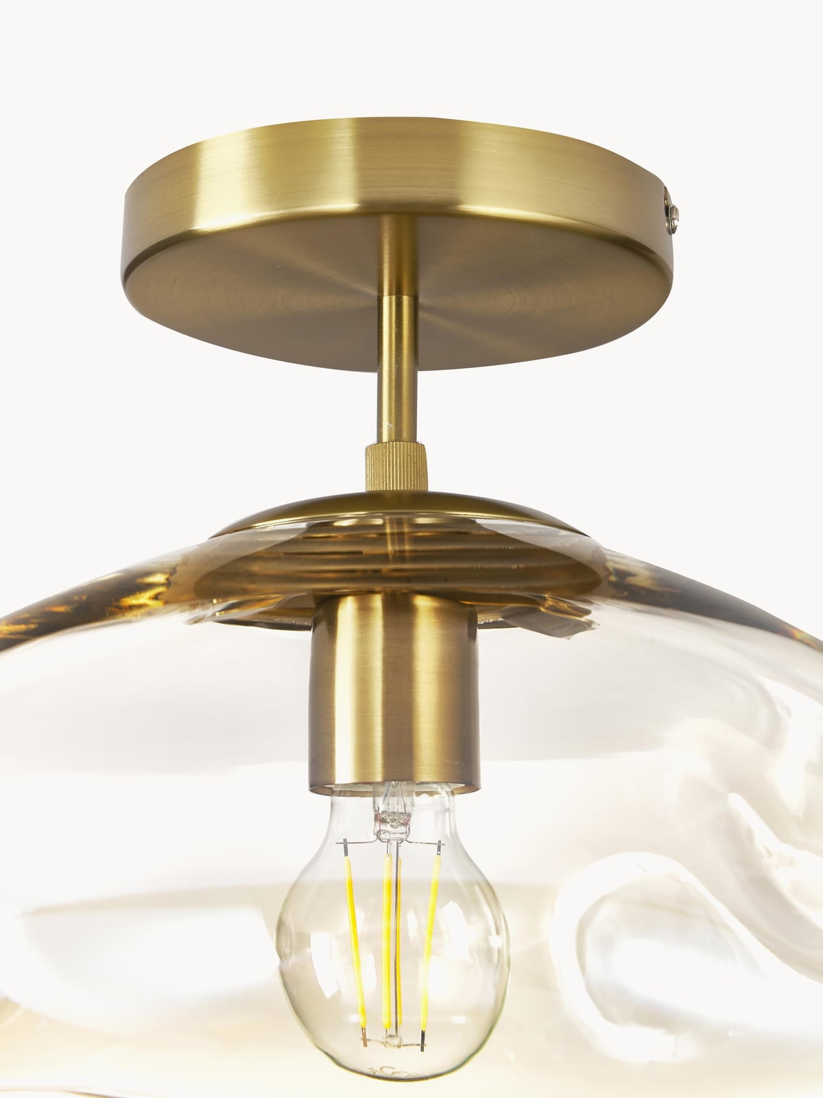 Thoralby Glass Ceiling Lamp