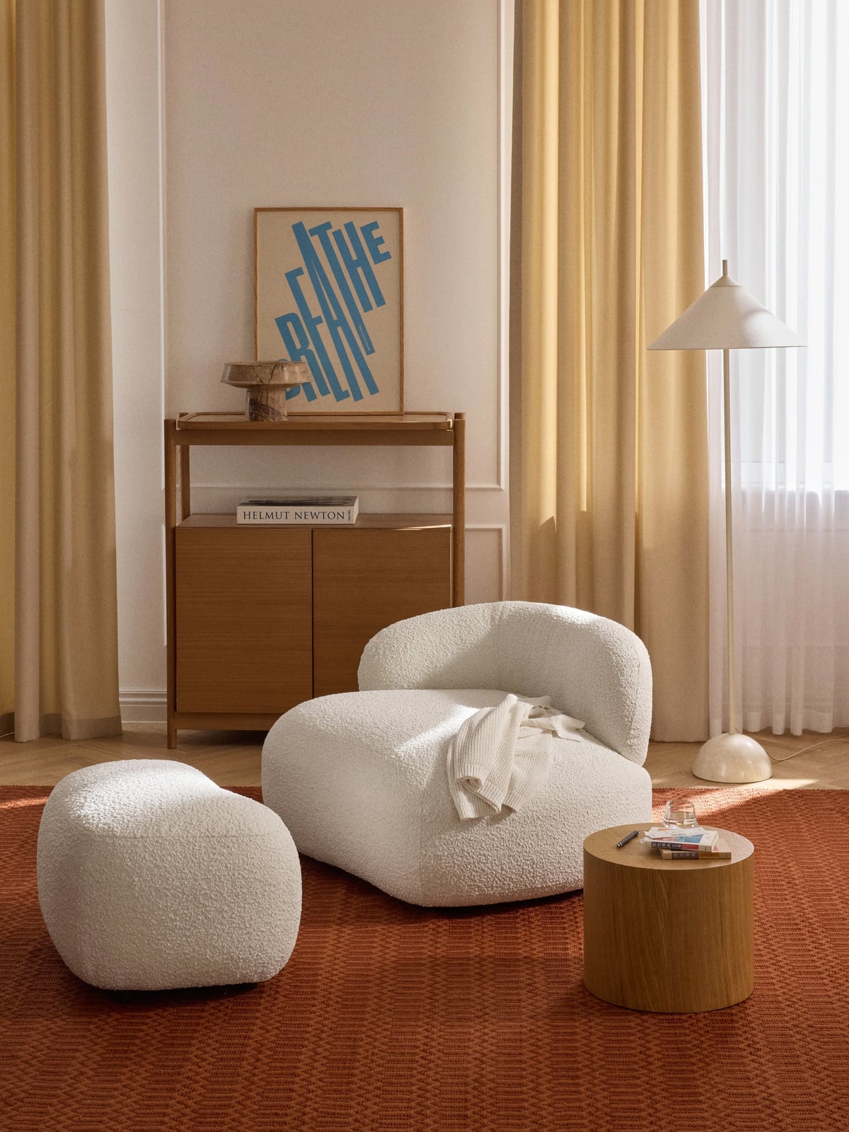 Thornbury Bouclé Lounge Armchair