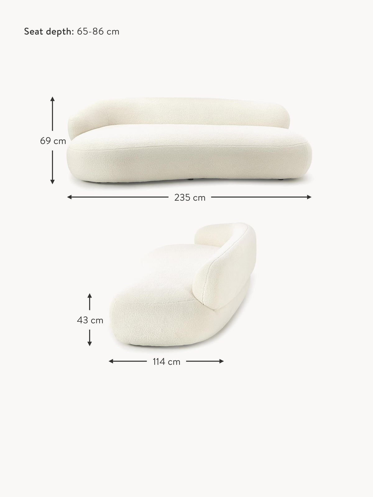 Thornbury Teddy Sofa (3-seater)