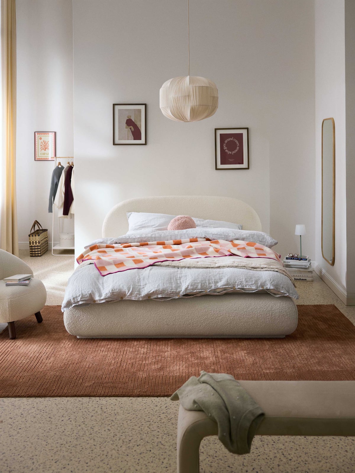 Thornbury Upholstered Bouclé Bed