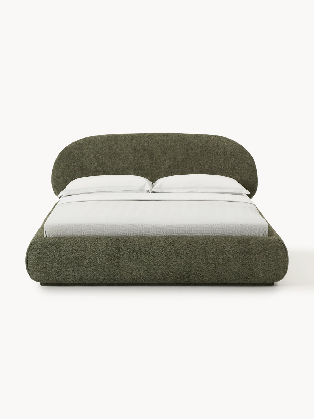 Thornbury Upholstered Teddy Bouclé Bed with Storage
