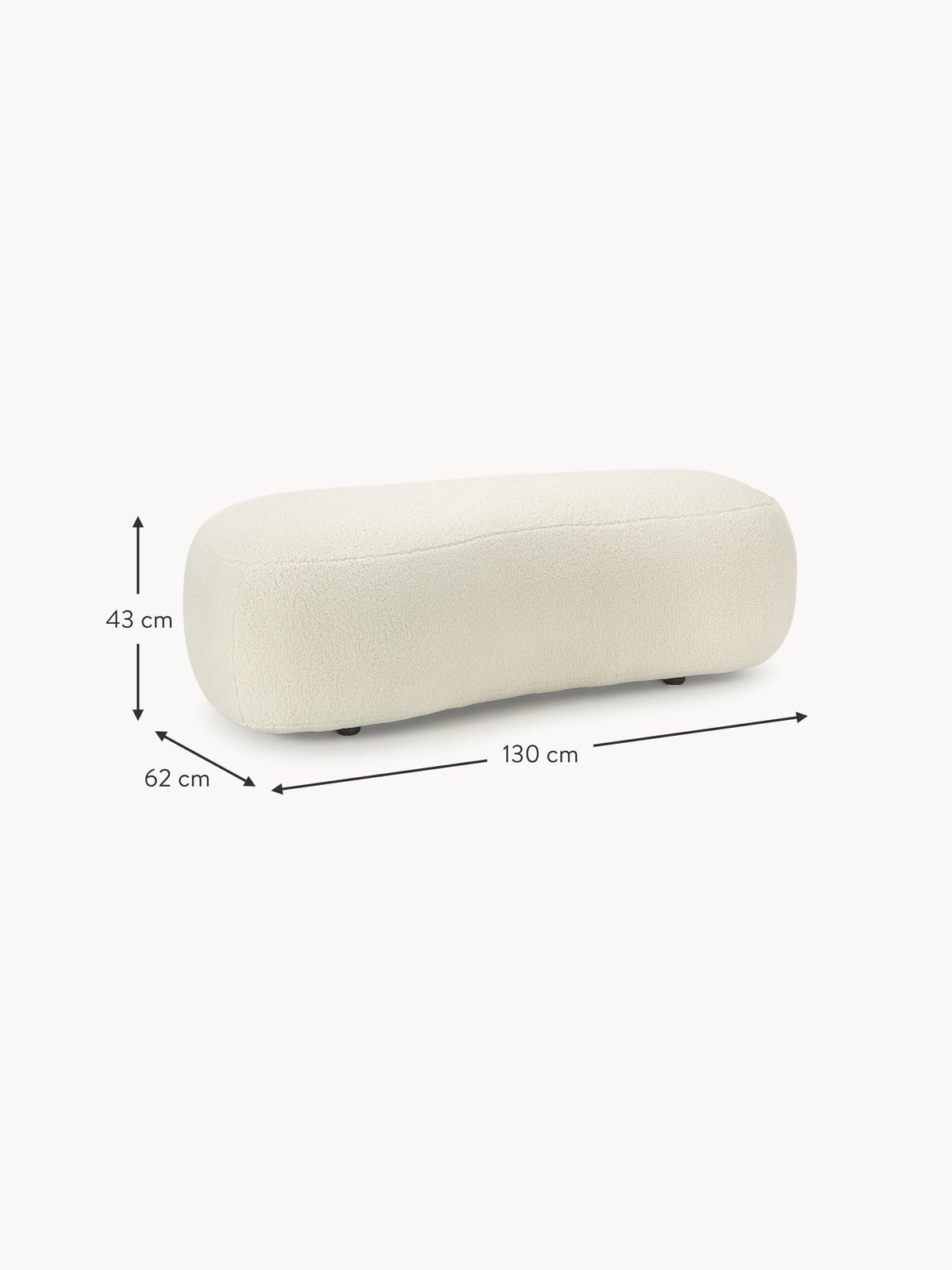 Thornbury XL Teddy Ottoman