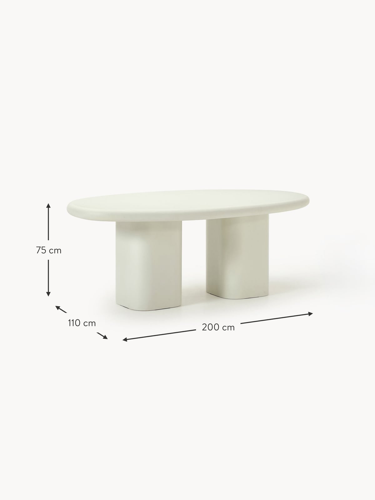 Threlkeld In- & Outdoor Dining Table, in various sizes