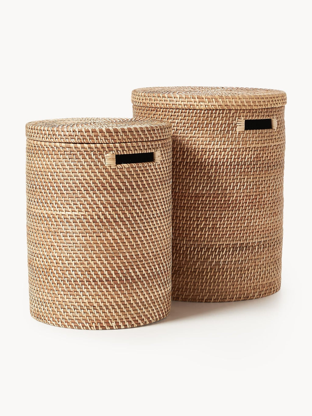 Threlkeld Laundry Baskets with Lids, Set of 2