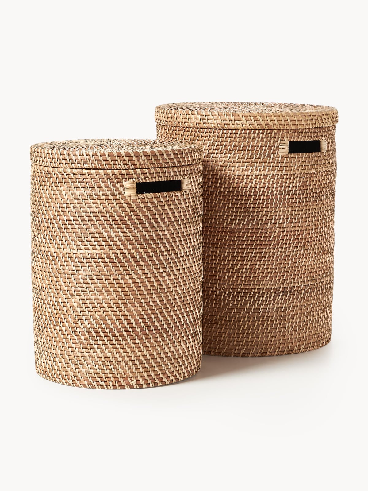 Threlkeld Laundry Baskets with Lids, Set of 2